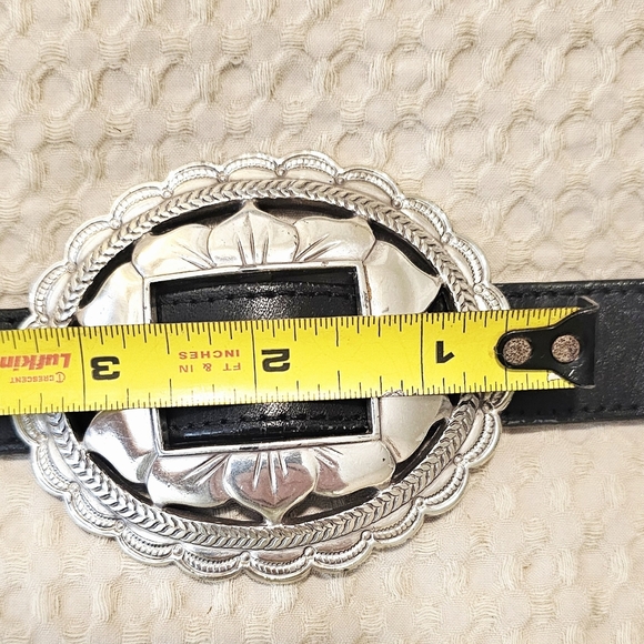 Vintage 1990s Brighton sunflower concho belt SIze Medium - Picture 6 of 11